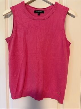 Ellen Tracy pink sleeveless sweater M